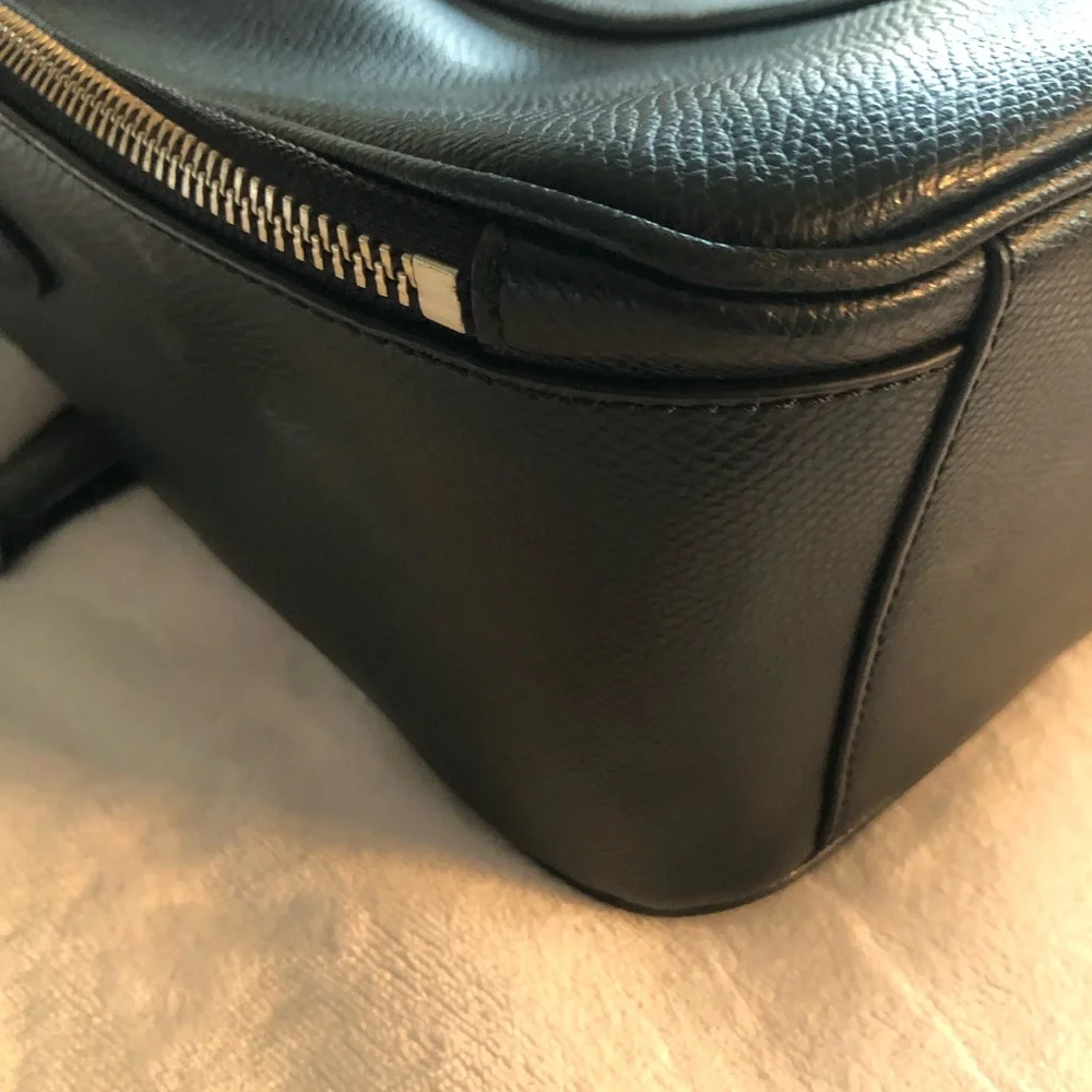 Coach Metropolitan Pebbled Leather Men's Laptop Bag with Detachable Strap
